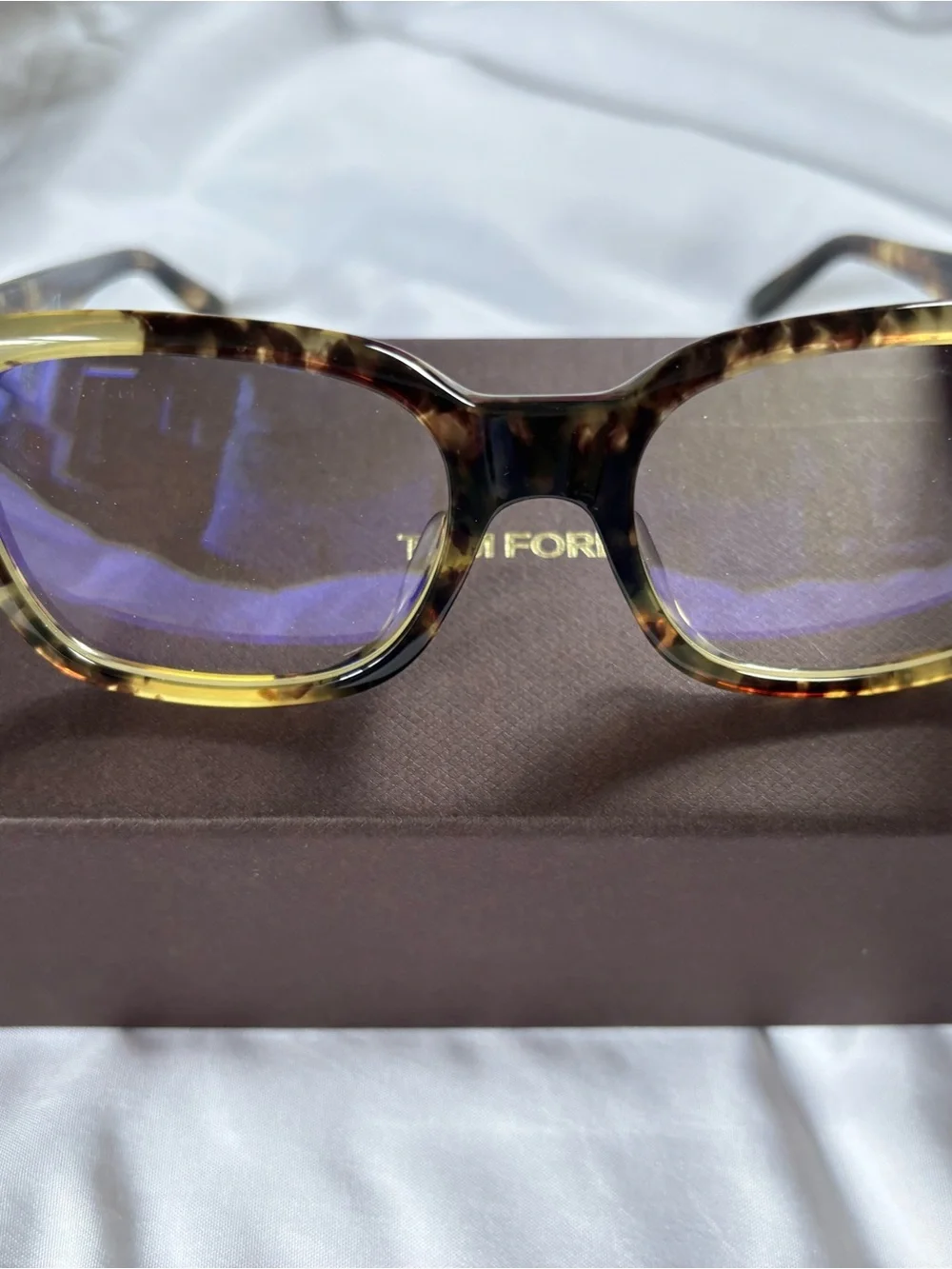 Tom Ford Unisex FT5535-B 056 Coloured Havana/Tortoise 52 mm